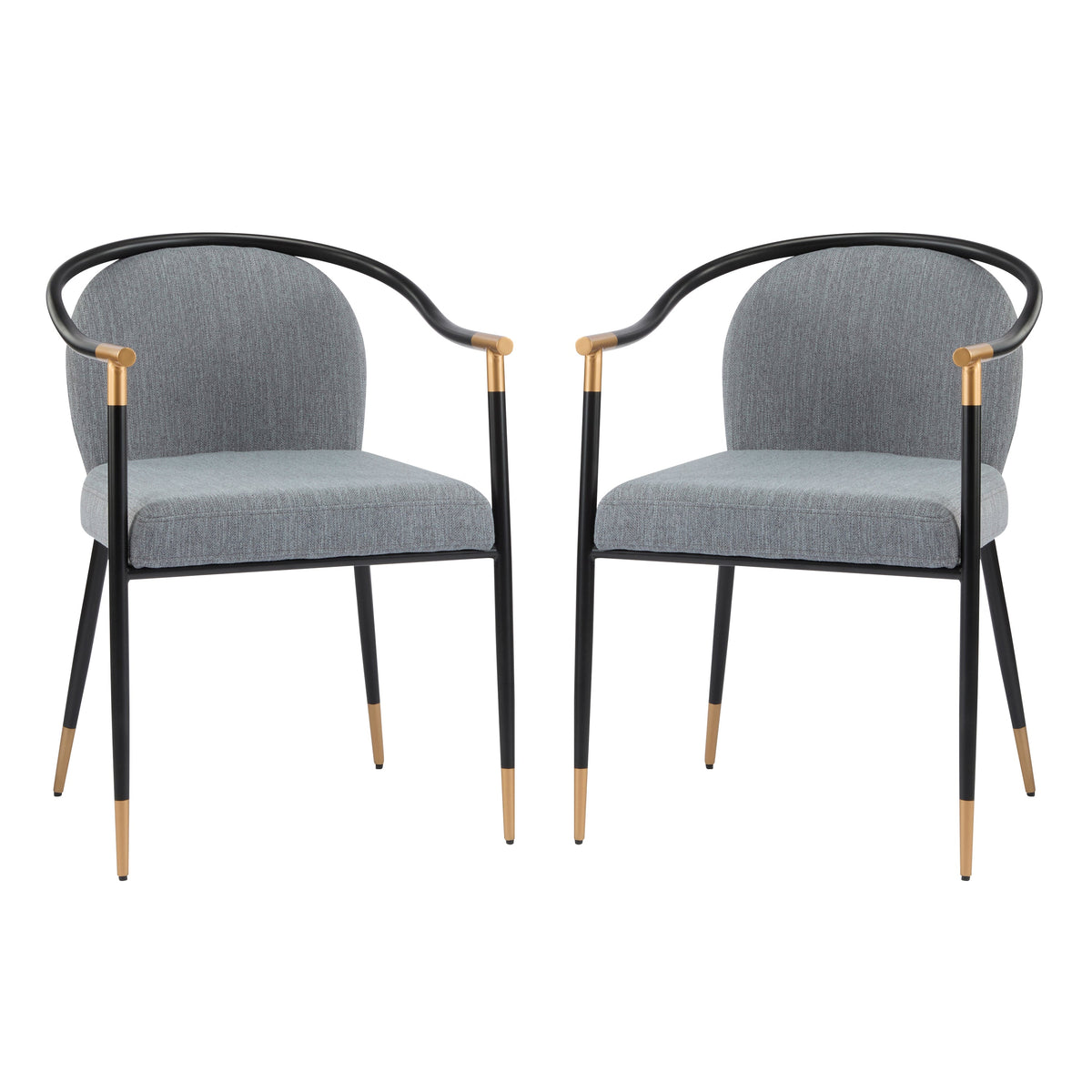 Modern Upholstered Dining Chair (Set of 2)