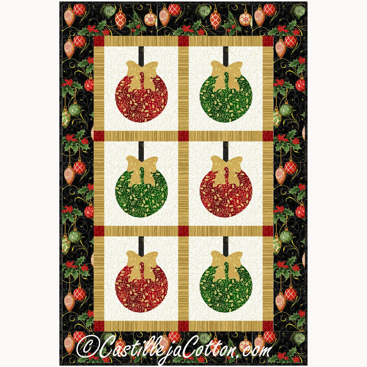 Glittering Ornaments Downloadable Pattern