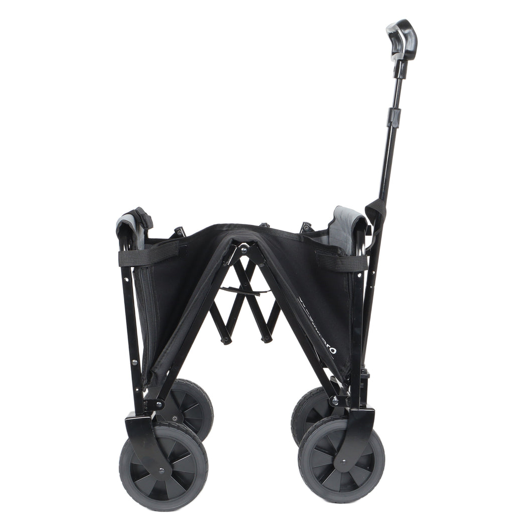 All-in-One Convertible Folding Trolley with Bench Seat - Steel