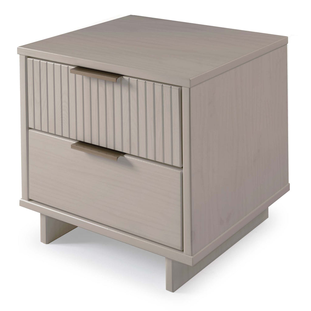 Granville Nightstand with 2 Drawers - Solid Wood Construction