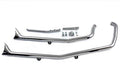 Exhaust Drag Pipe Set Fishtail Chrome - 726B2F