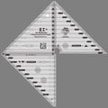 Creative Grids 6in Flying Geese & 45 90 Degree Triangle Ruler
