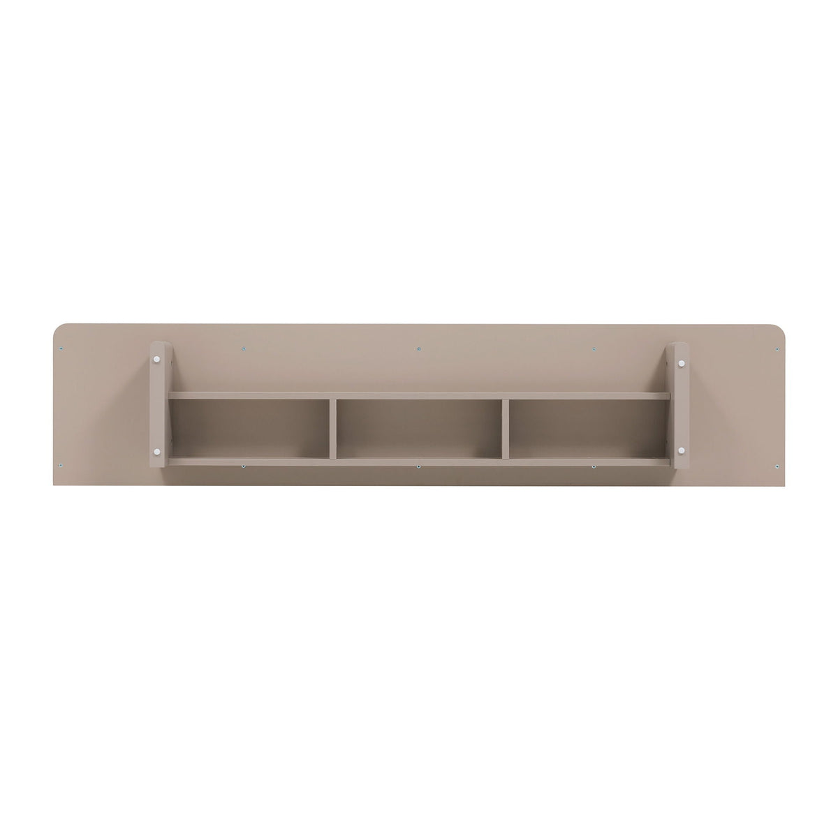 Sideboard With Adjustable Shelves and Soft Close Doors - White, Light Brown, Green
