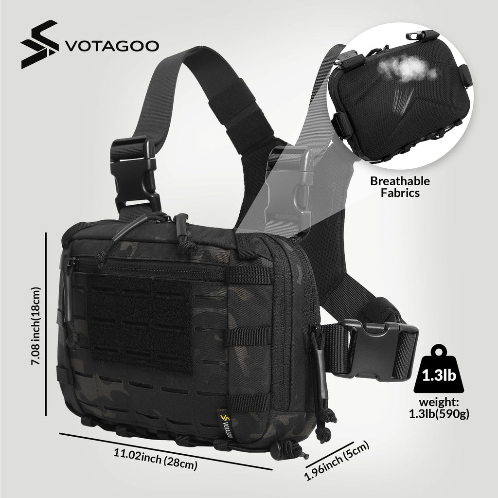 VOTAGOO® Tactical EDC Chest Rig