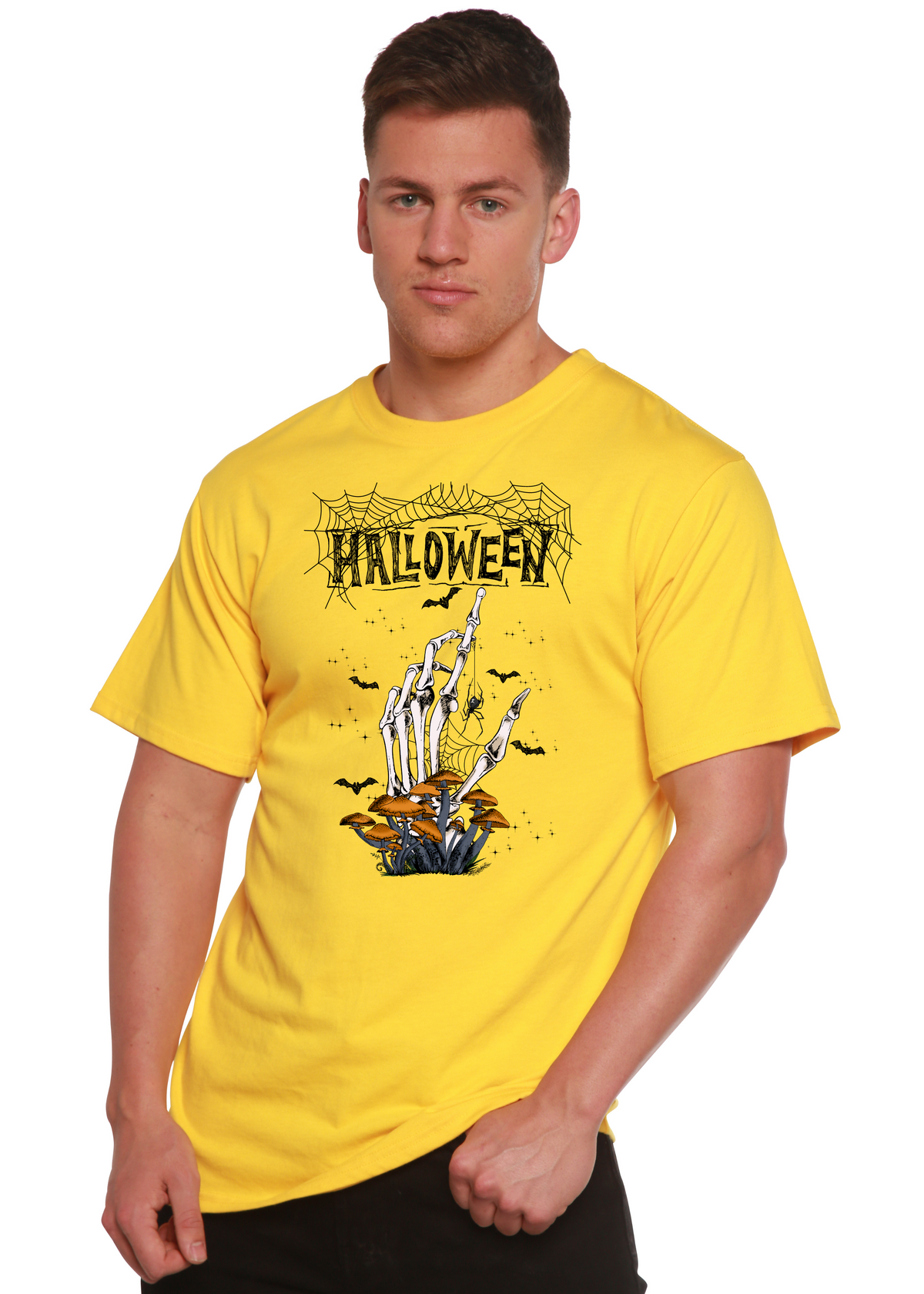 Halloween Men's Bamboo Viscose/Organic Cotton Short Sleeve Graphic T-Shirt