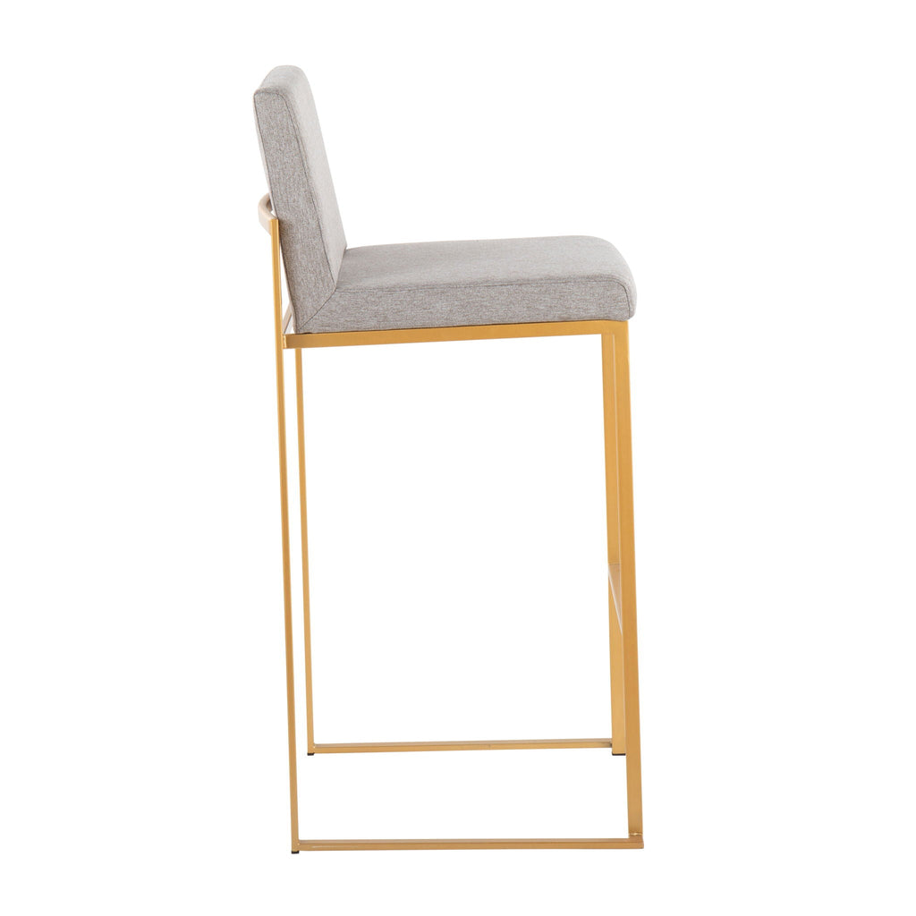 Fuji - Contemporary Design High Back Barstool