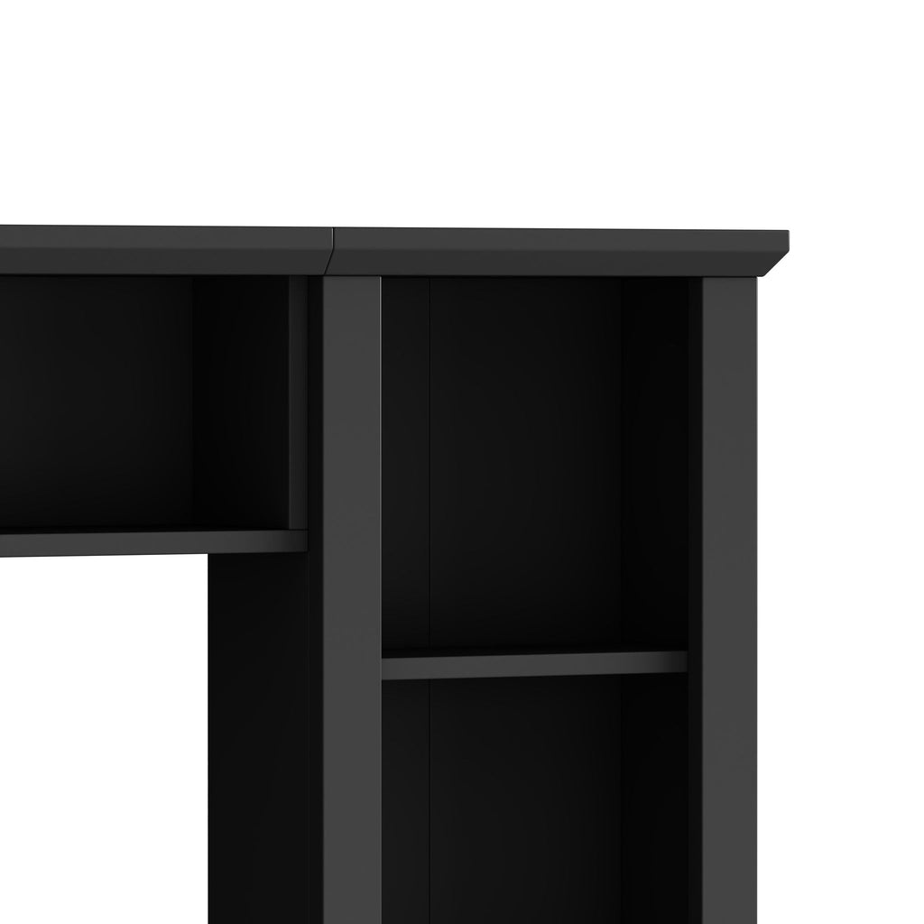 Minimalist Entertainment Wall Unit Set with Adjustable Bridge for TVs Up to 75" - White or Black