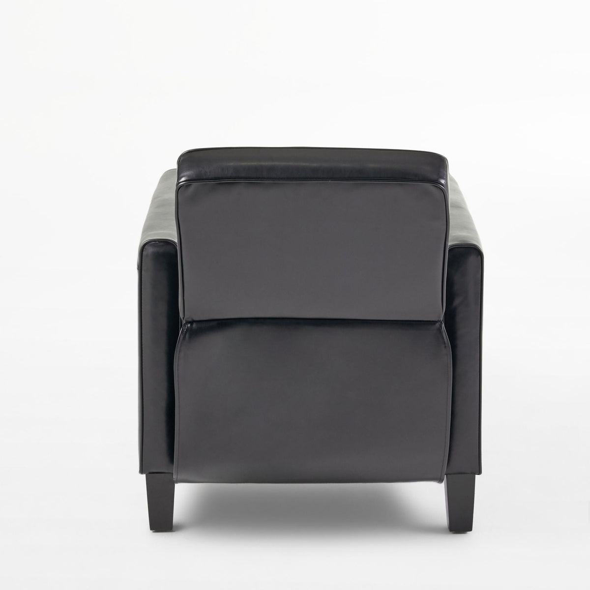 Upholstered Push Back Recliner Chair with Adjustable Recline - Multiple Colors