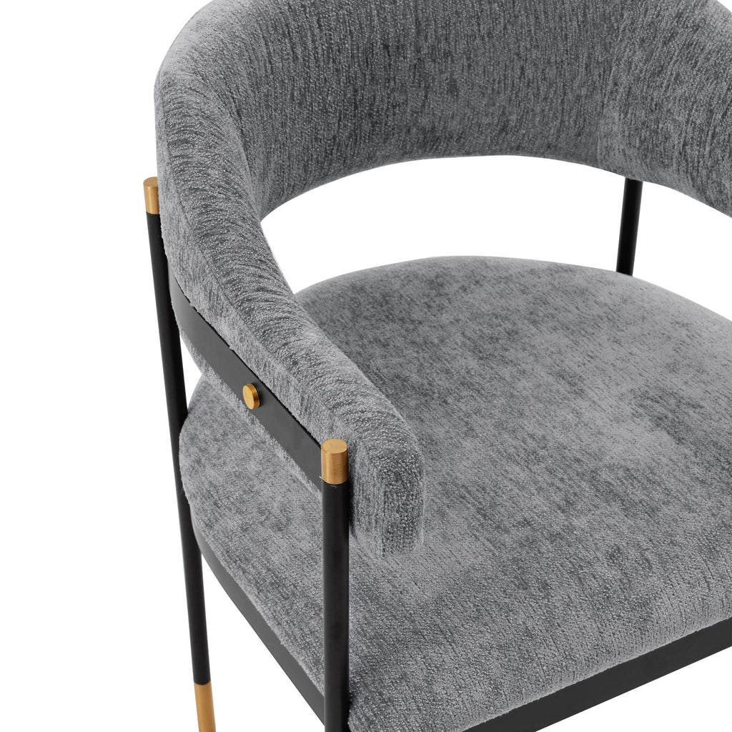 Fully Upholstered Arm Chair with Floating Back - Multiple Colors