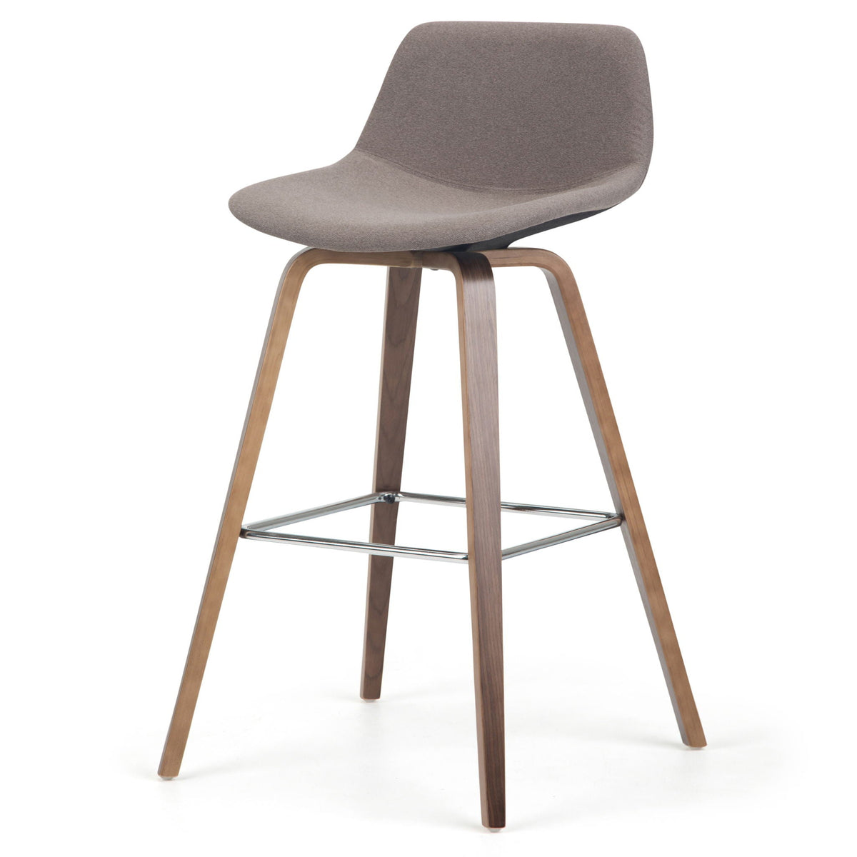 Bentwood Counter or Bar Height Stool Set of 2 with Foot Rest – Multiple Colors