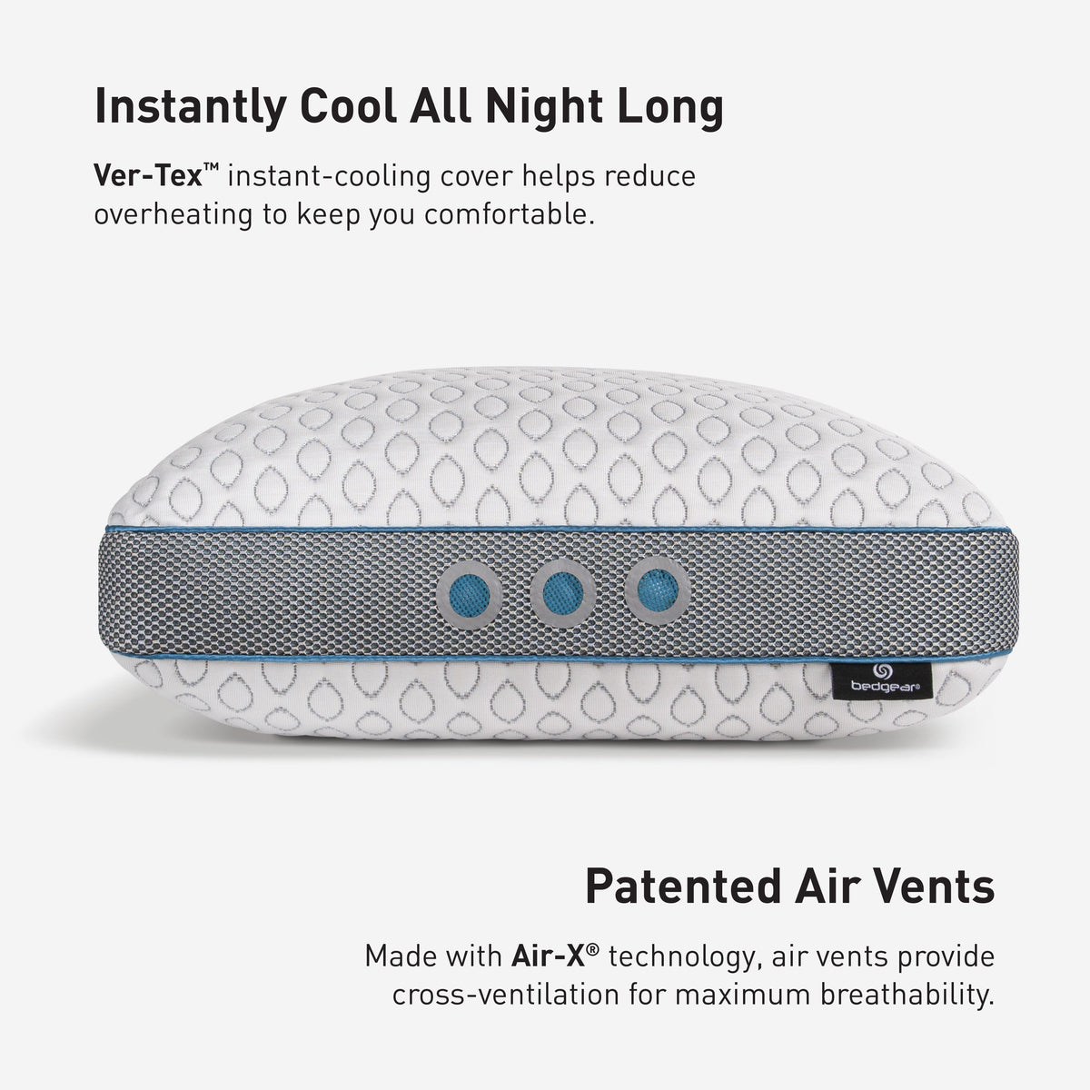 BedGear Frost 1.0 King Cooling Pillow
