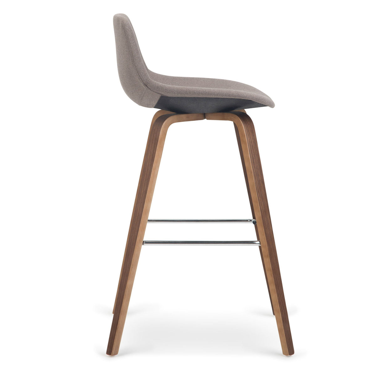 Bentwood Counter or Bar Height Stool Set of 2 with Foot Rest – Multiple Colors