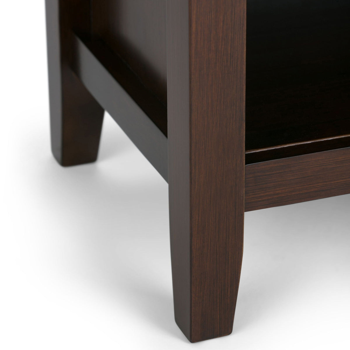 Handcrafted Bedside Table with Drawer and Shelf - Multiple Colors