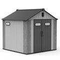 8x8FT Resin Outdoor Storage Shed