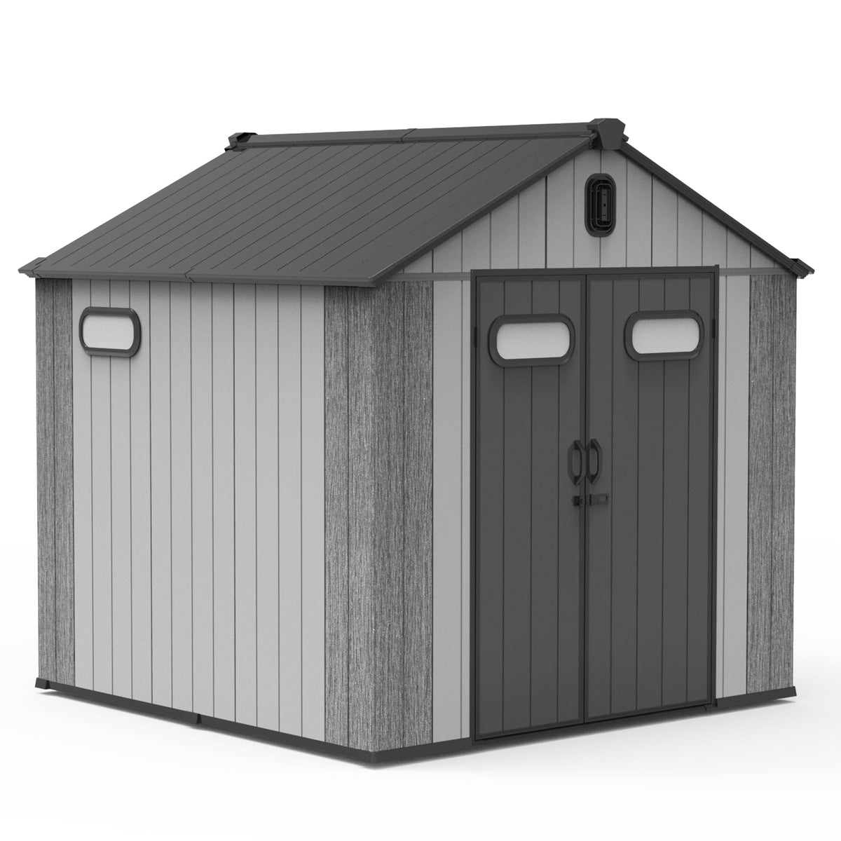 8x8FT Resin Outdoor Storage Shed