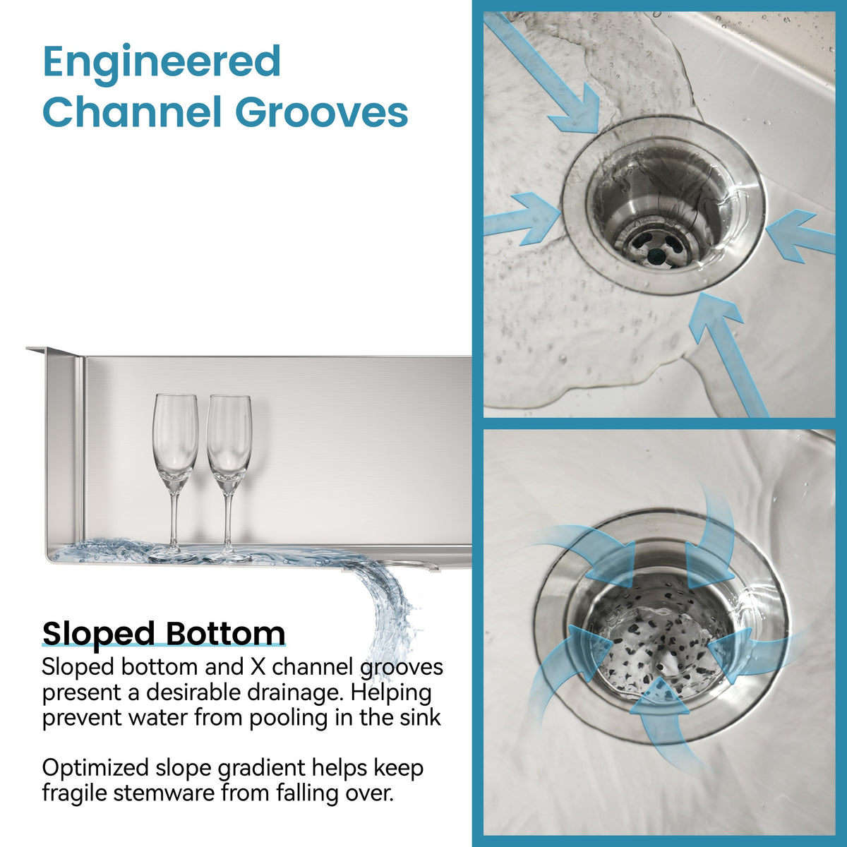 Stainless Steel Kitchen Sink, 30″x19″ Single Bowl, Undermount Handmade Sink in Brushed, with Cutting Board, Colander