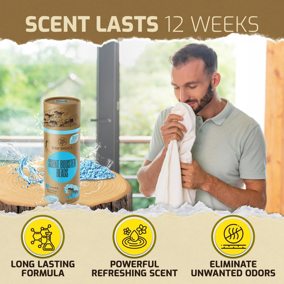 Scent Boosters for Washer Fresh Aroma   Bulk Laundry Booster Beads and Fabric