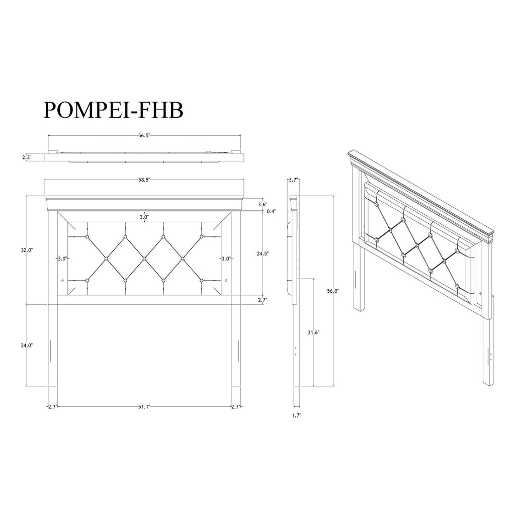 Panel Bed with LED Lighting and Tufted Headboard - White or Dark Gray