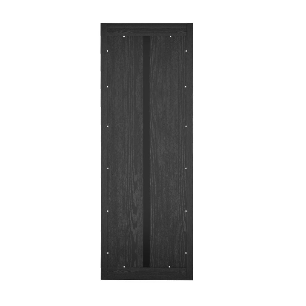 Open Bookcase with Adjustable Shelves - 79" High - Black, Light Brown, Dark Brown