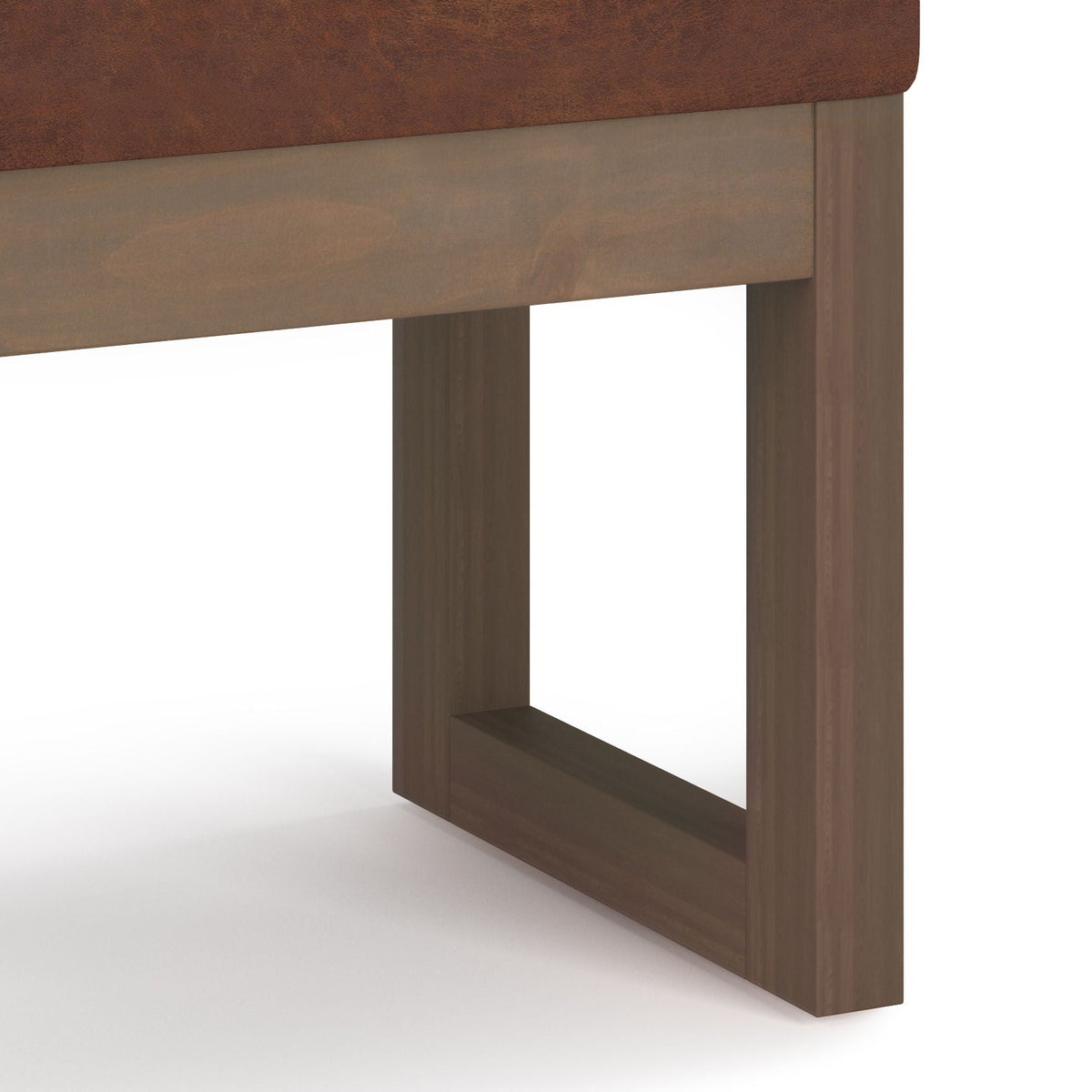 Milltown Upholstered Ottoman Bench with Versatile Design - Multiple Colors
