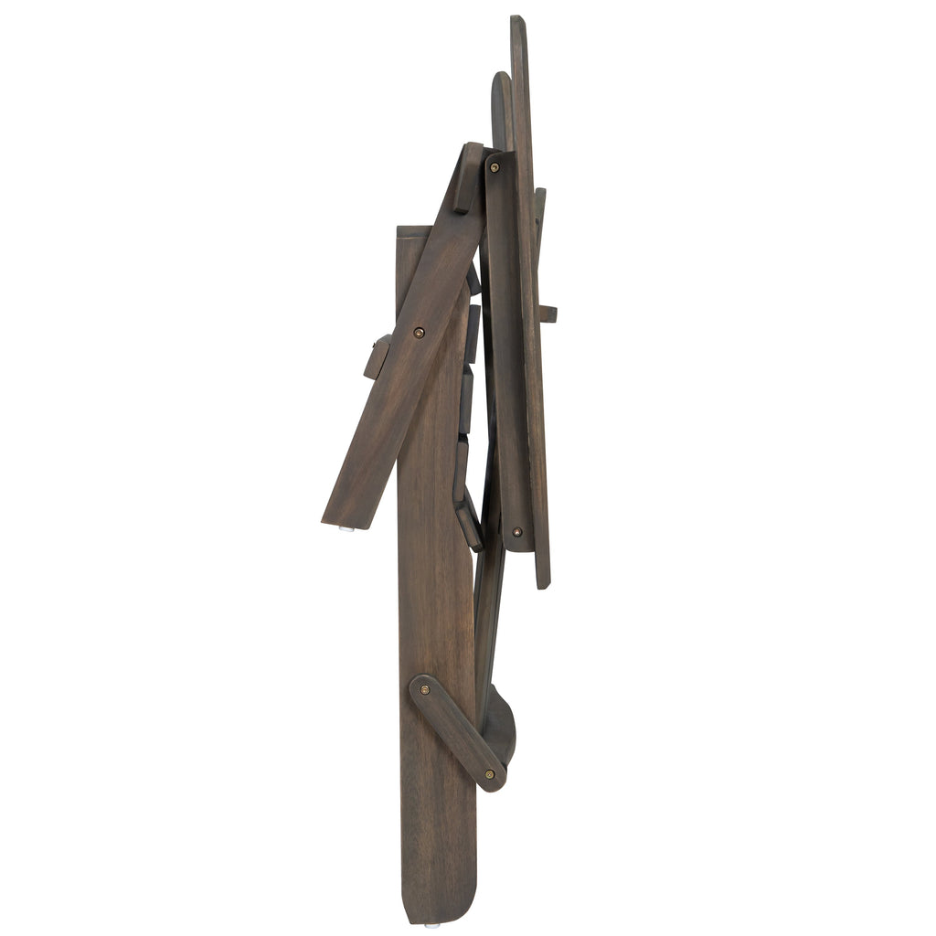 Malibu Adirondack Chair with Foldable Design - Gray