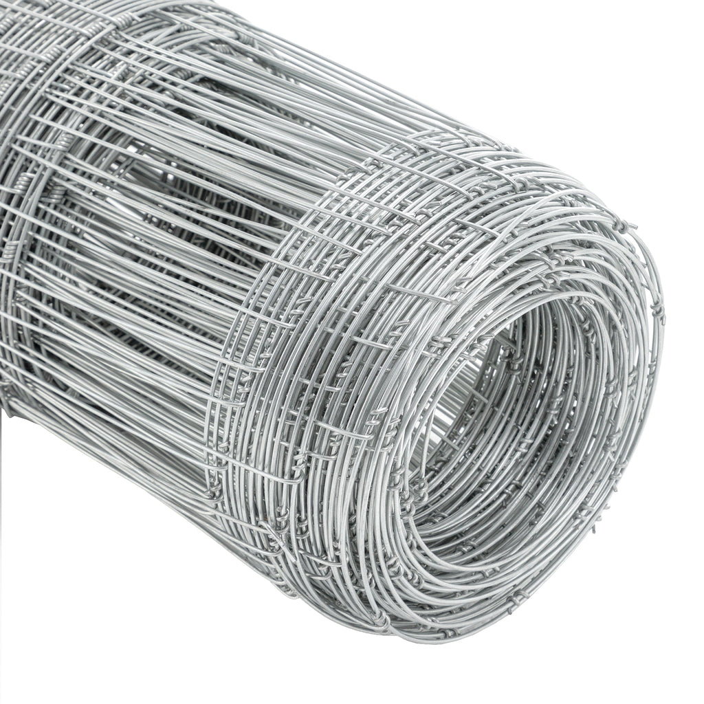 5x164 ft Advanced Weave Wire Fencing with Galvanized Finish - Silver