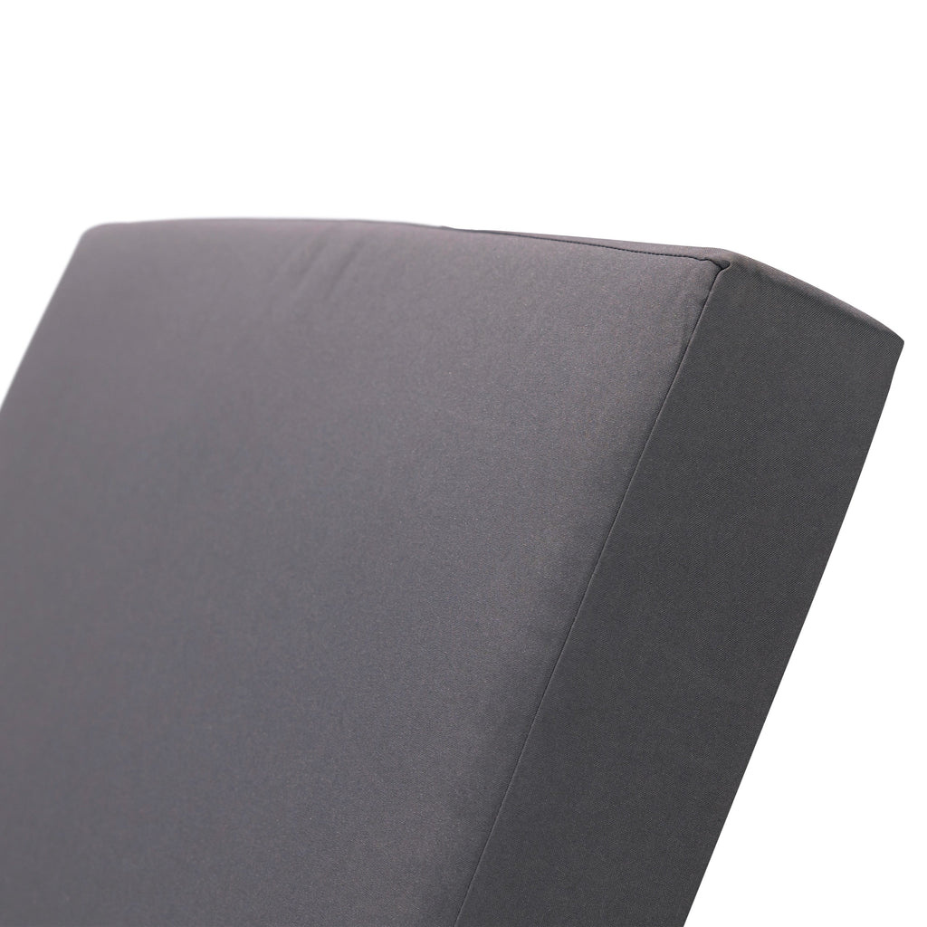 Gray Broadway Ian Chaise Lounge Cushion with Waterproof Fabric - Gray