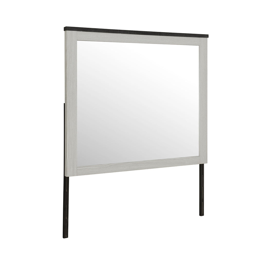 Avery - Mirror With Sleek Frame Large Scale Mirror For Dresser - Beige