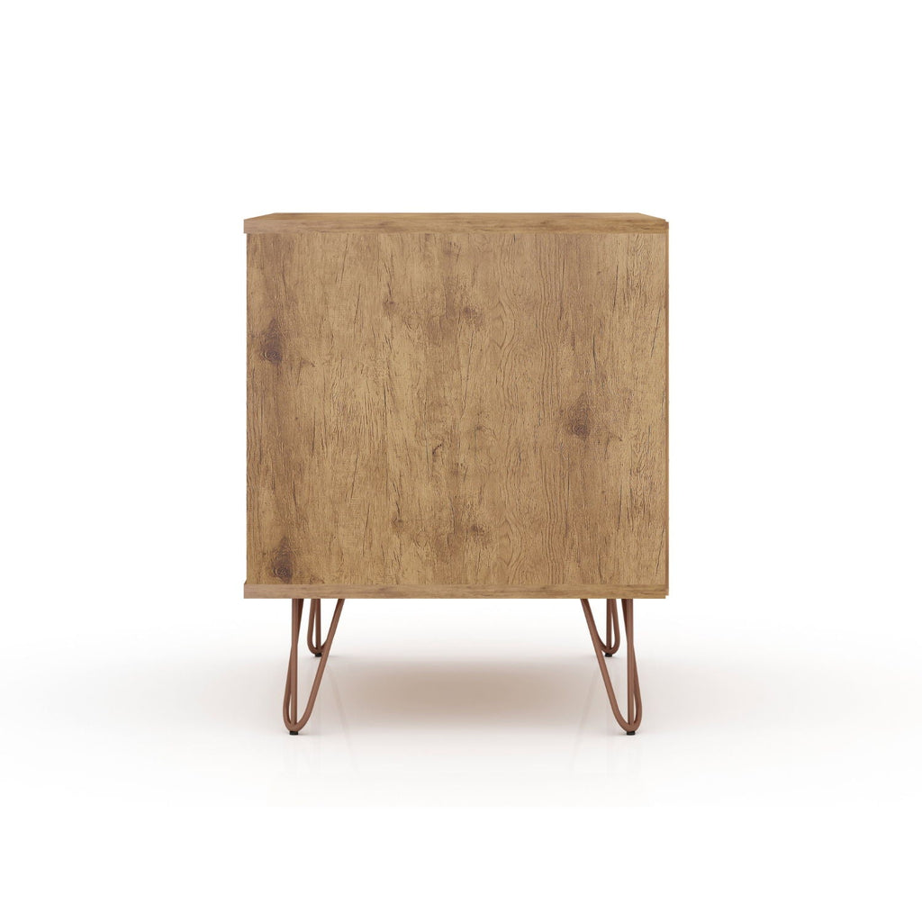 2 Drawer Nightstand with Durable Splayed Legs - Multiple Colors