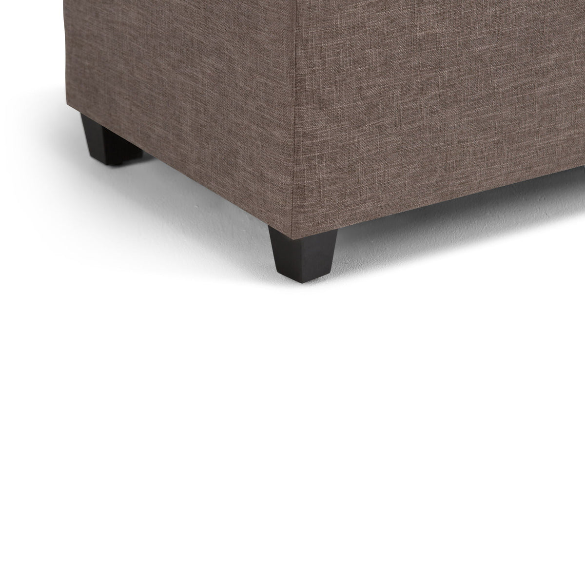 Upholstered Storage Ottoman Bench with Safety Hinge - Multiple Colors