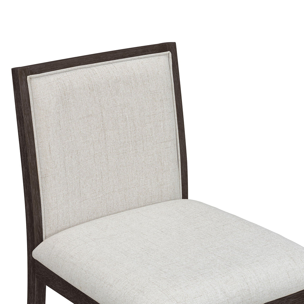 6 Piece Dining Room Set with Upholstered Chairs & Padded Bench - Light or Dark Brown