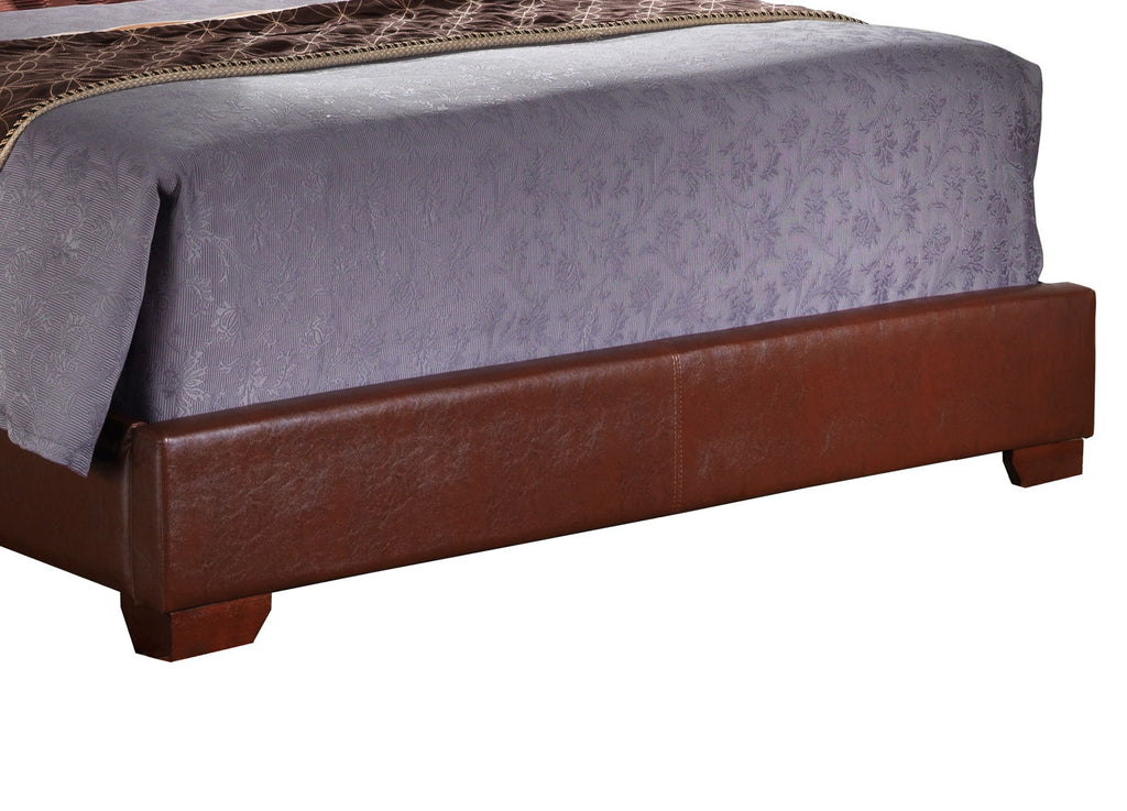 Elegant Platform Bed with Upholstered Finish - Multiple Colors