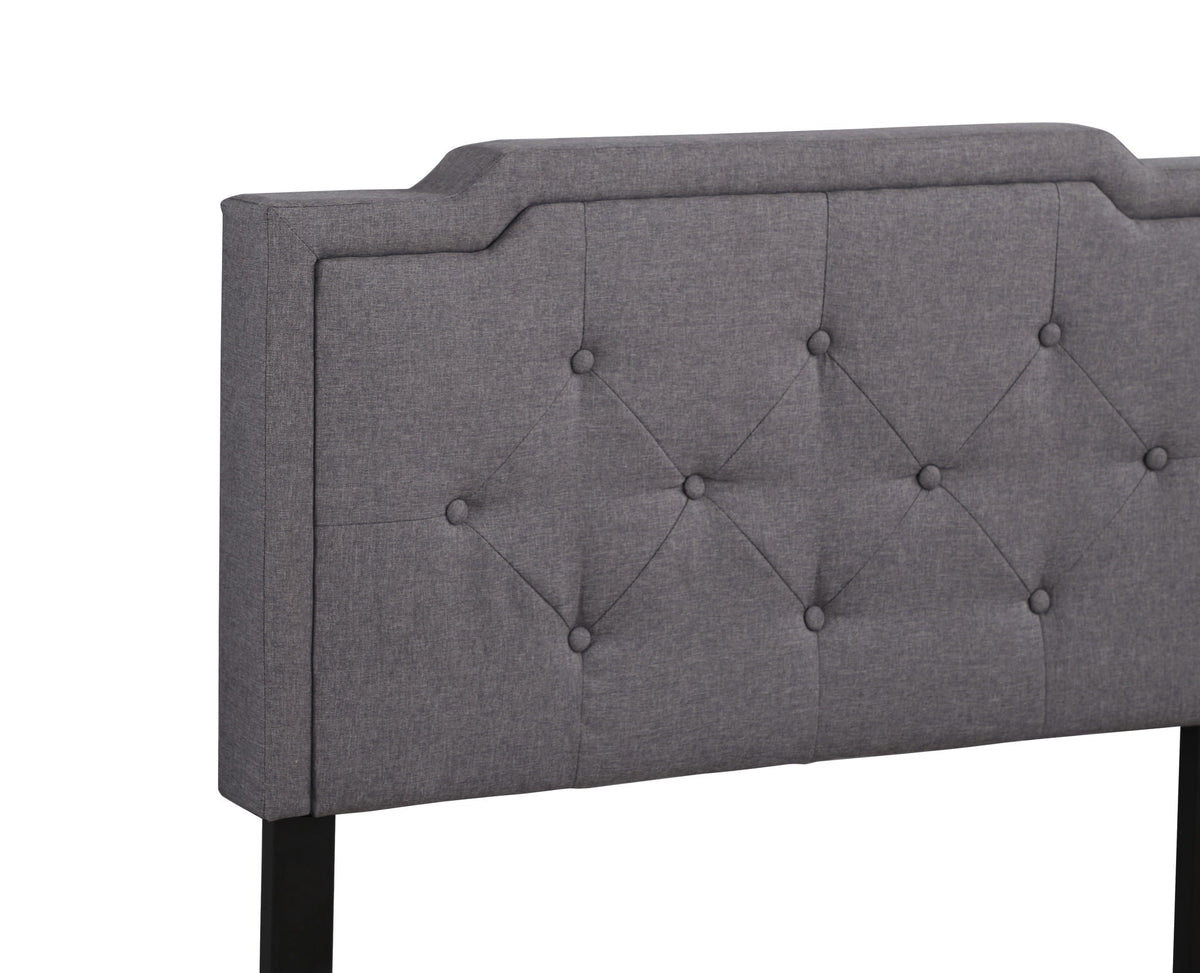 Button Tufted Upholstered Bed with Charming Design - Multiple Colors