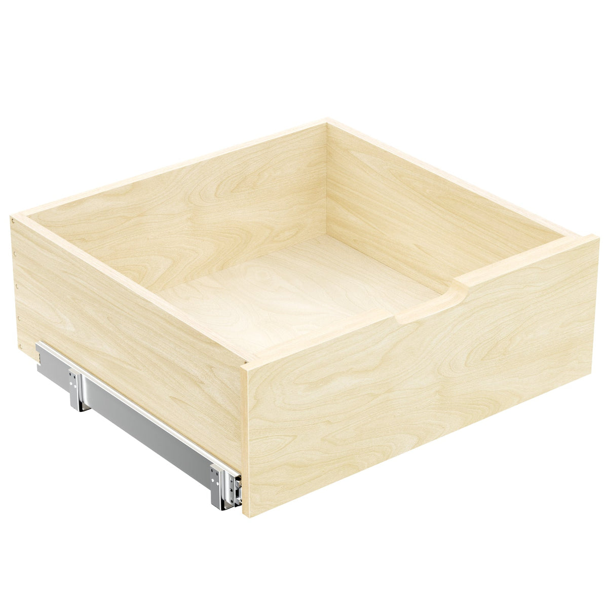 Wood Pull-Out Cabinet Drawer, 22.5 × 21 × 8 in