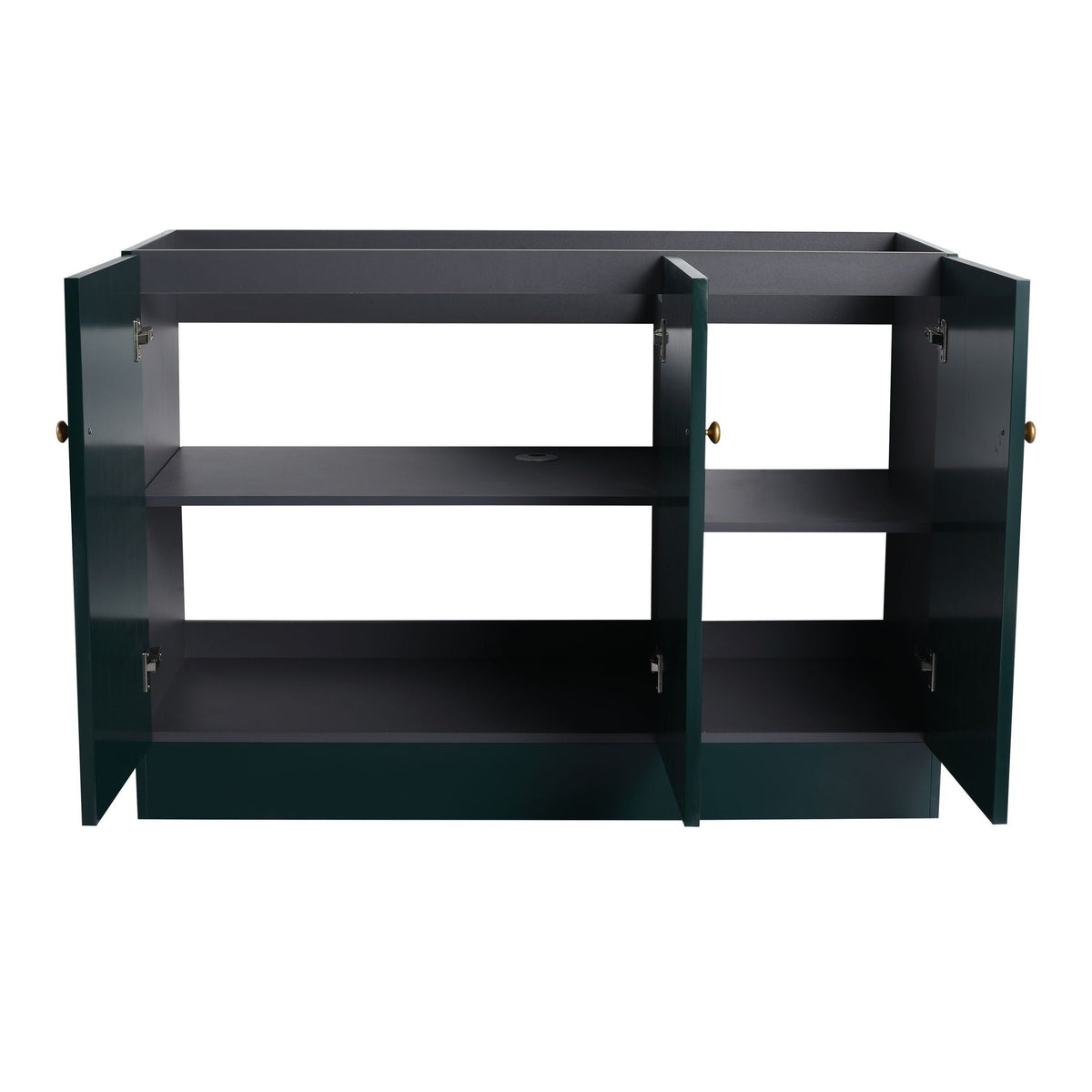 Modern Freestanding Bathroom Vanity with Soft Close Cabinet Doors - Pearl Silver, White, or Dark Green