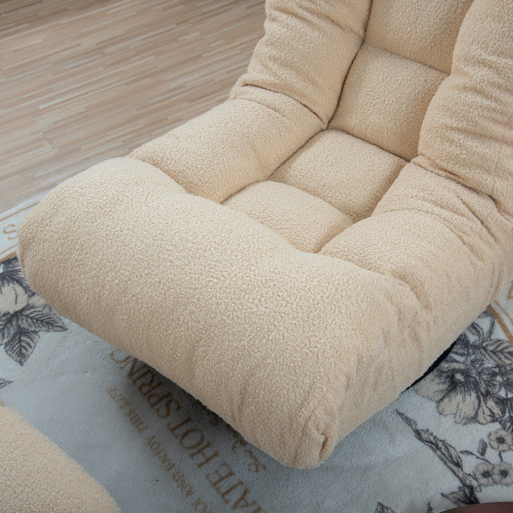 Adjustable Japanese Reclining Floor Chair Sofa With Metal Frame