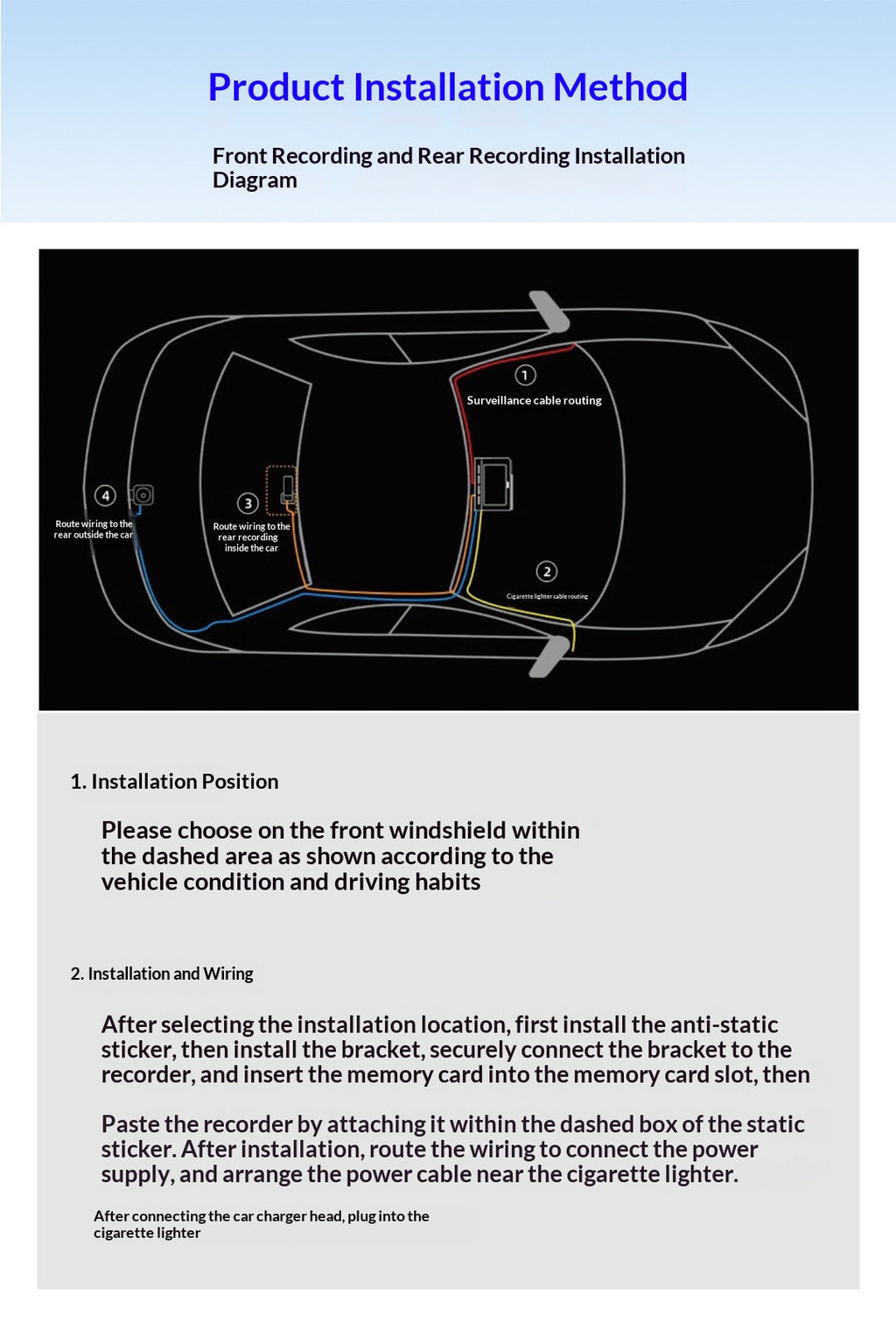 High-definition 3-in-1 4K Dash Camera With Rear And Front Recording Capabilities