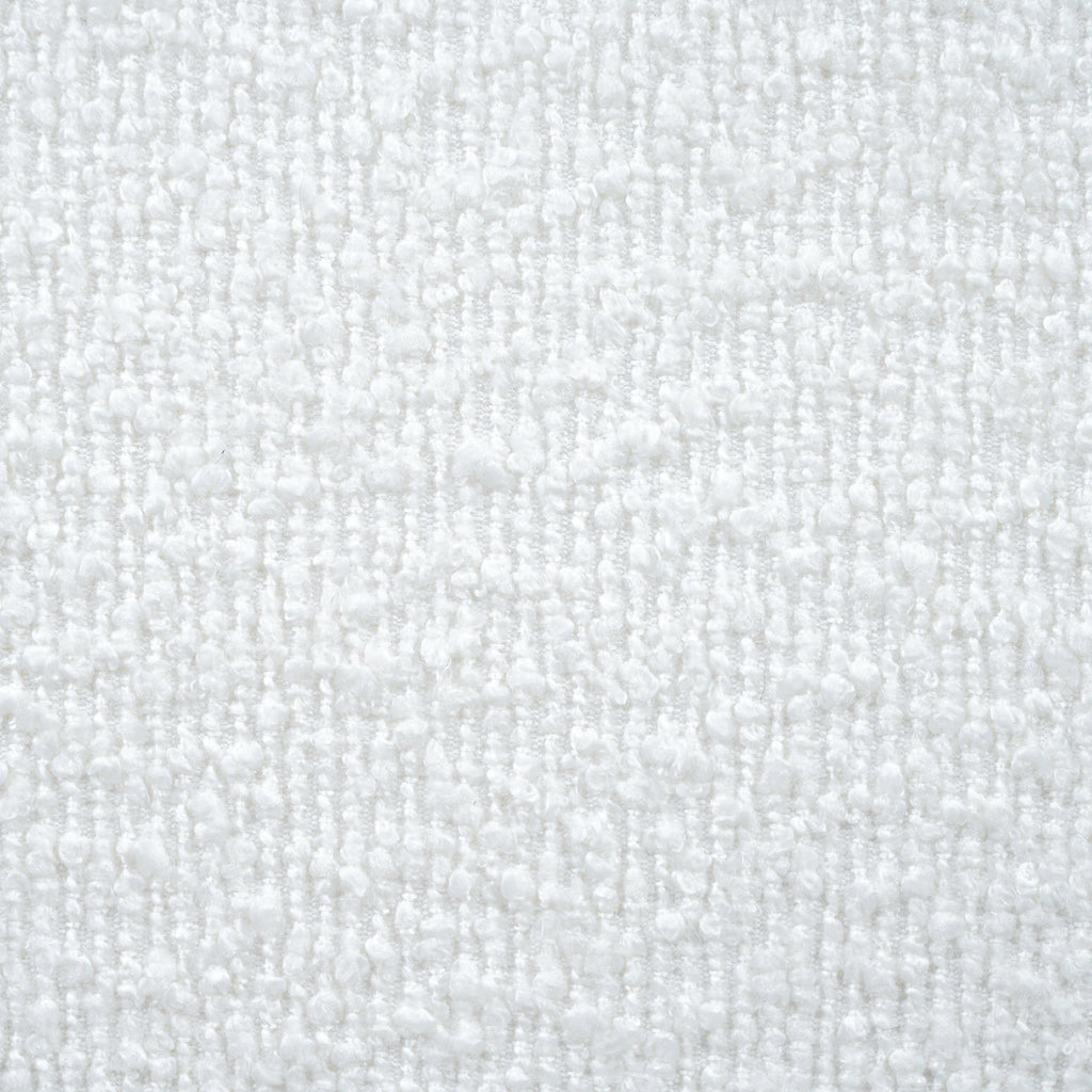 Cream Boucle Upholstered Queen Bed with Rubber Wood Foot