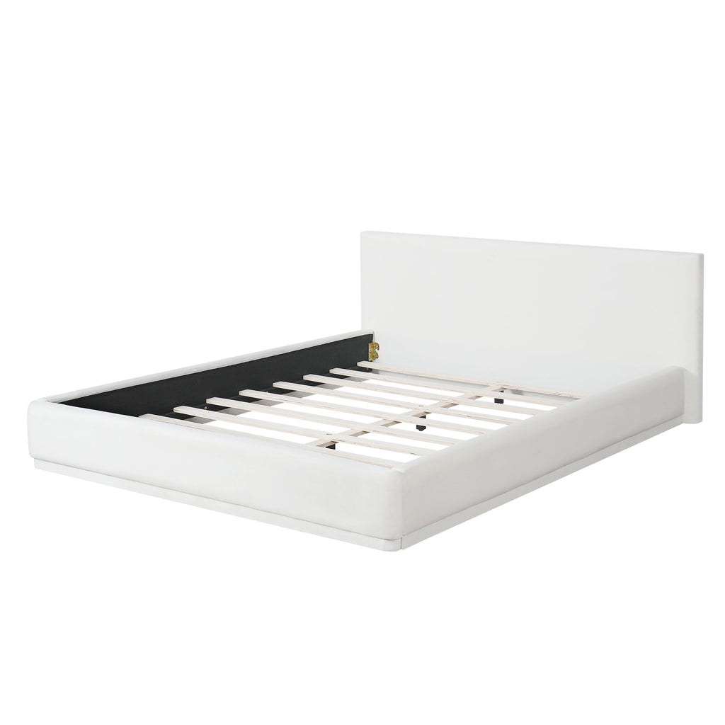 Soft and Comfortable Upholstered Bed – Queen Size