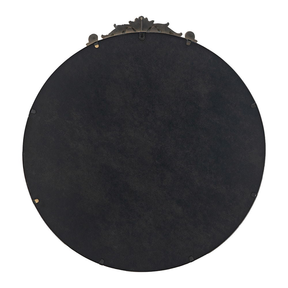 Classic Design Wall Mirror with Baroque-Inspired Frame – Gold or Black
