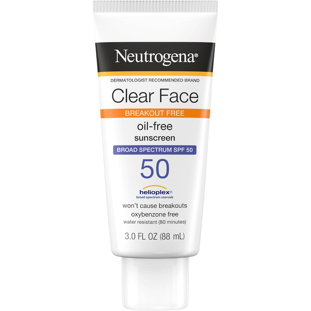 Neutrogena® Clear Face SPF 50 Sunscreen Lotion, 3 oz