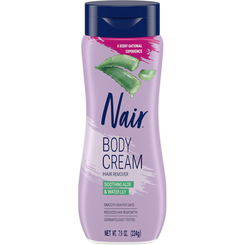 Nair™ Soothing Aloe & Water Lily Hair Remover Body Cream, 7.9 oz