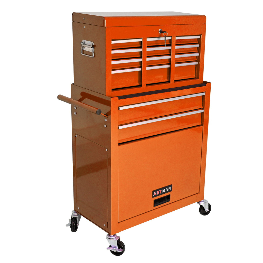 High Capacity Rolling Tool Chest With Wheels And Drawers, Storage Cabinet