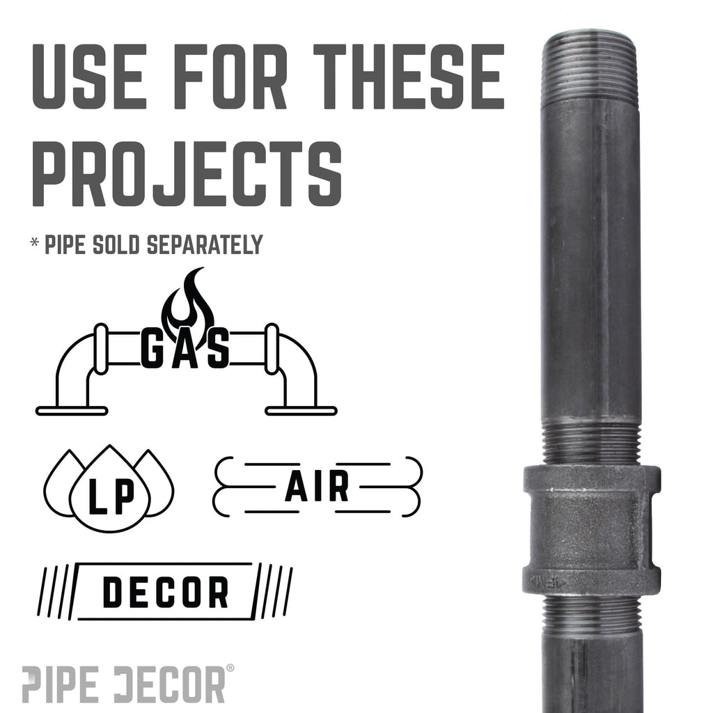 1 in. Black Coupling