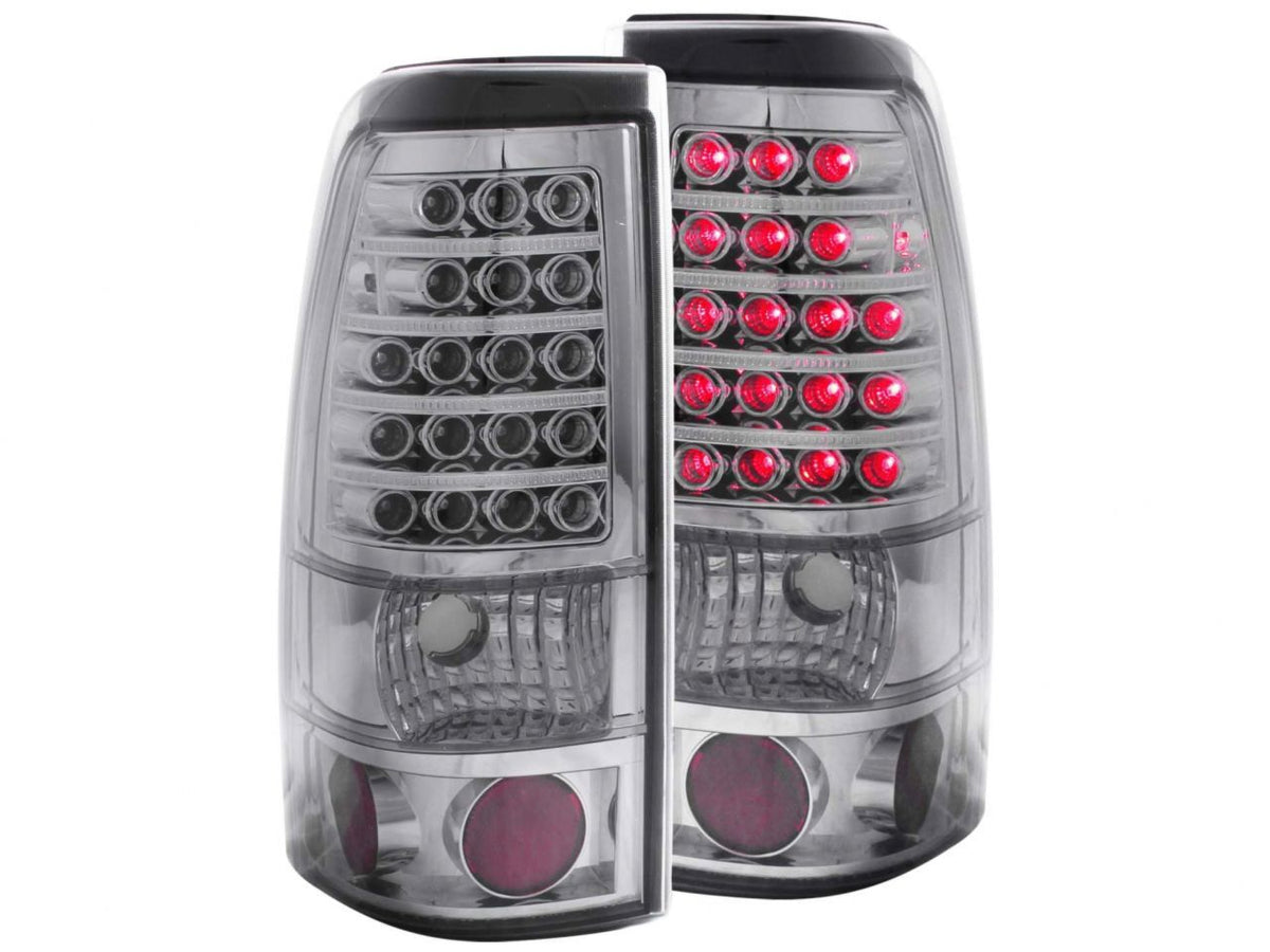 Anzo 1999-2007 Chevrolet Silverado 1500 LED Tail lights Smoke