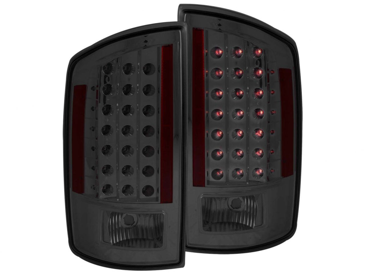 Anzo 2006-2008 Dodge Ram 1500 LED Tail lights Smoke