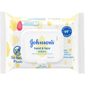 Johnson's® Hand and Face Wipe, 25-Pack