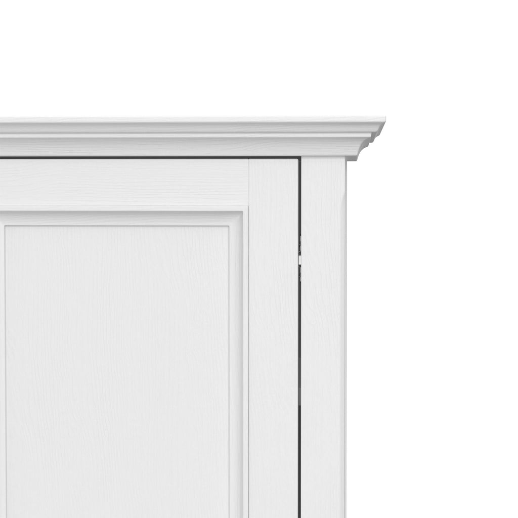 Handcrafted Medium Storage Cabinet with Adjustable Shelves - Dark Brown, Light Brown, Black, White