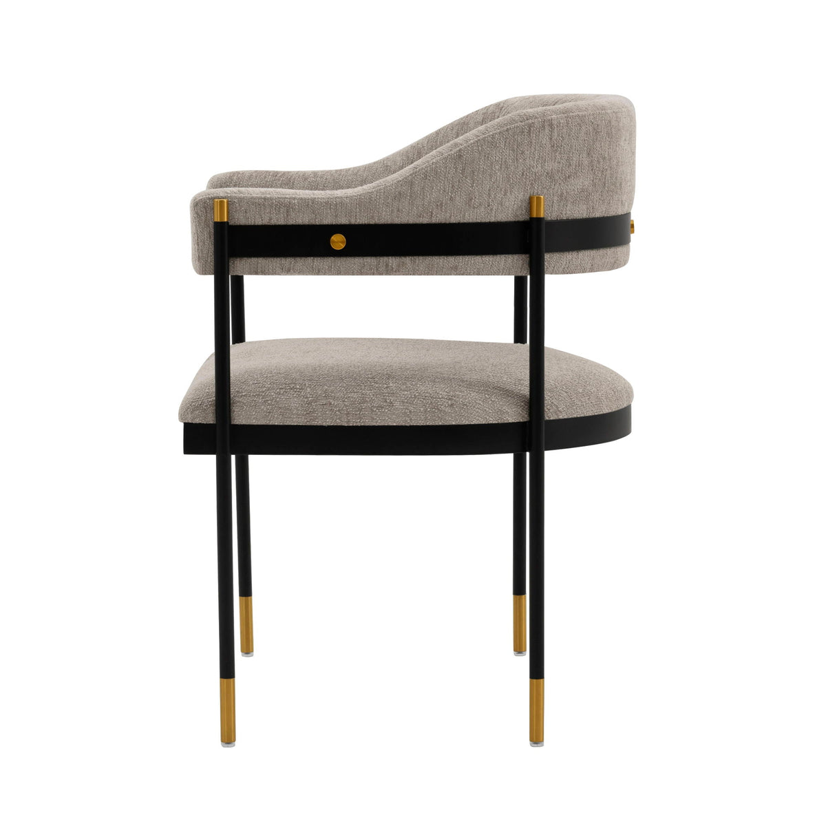 Fully Upholstered Arm Chair with Floating Back - Multiple Colors