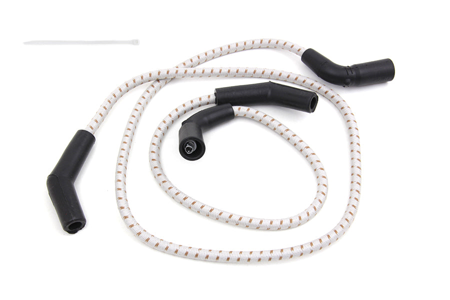 Sumax Grey with Brown Tracer 7mm Spark Plug Wire Set - C20136